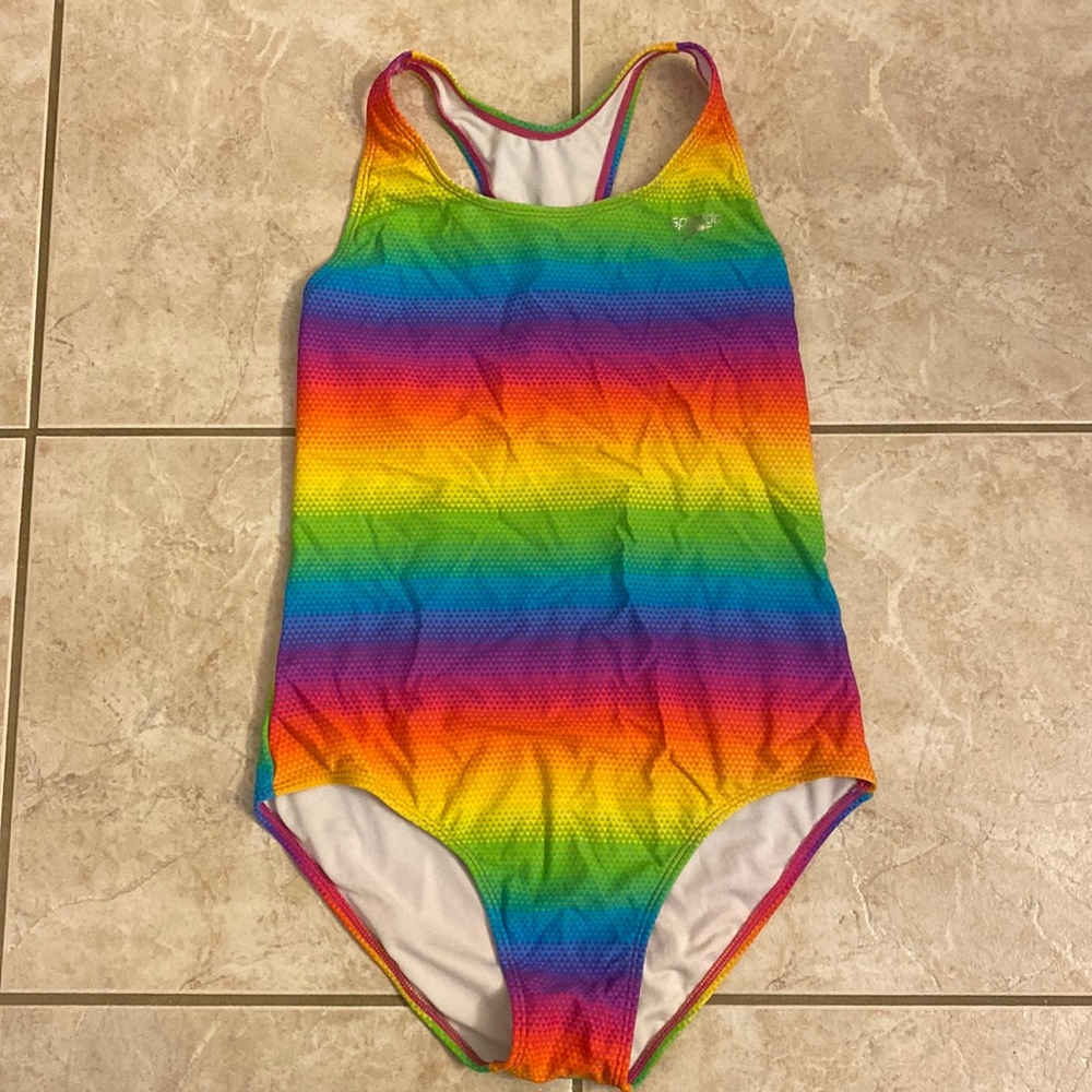 Speedo Rainbow Girls Swimsuit One Piece